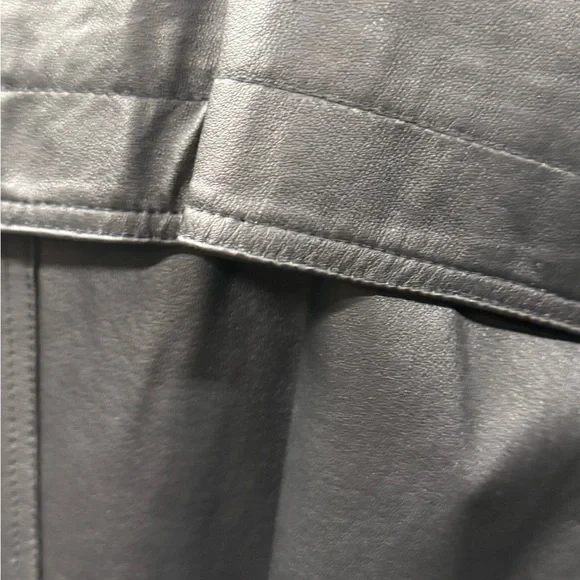 Personal choice trench coat leather large